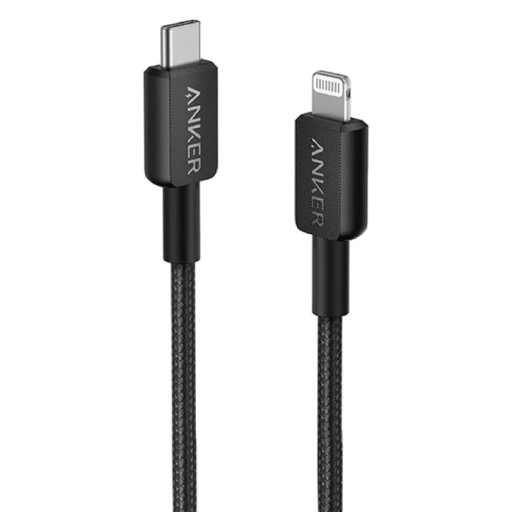 anker Anker 322 Braided C To Ltg Cable black