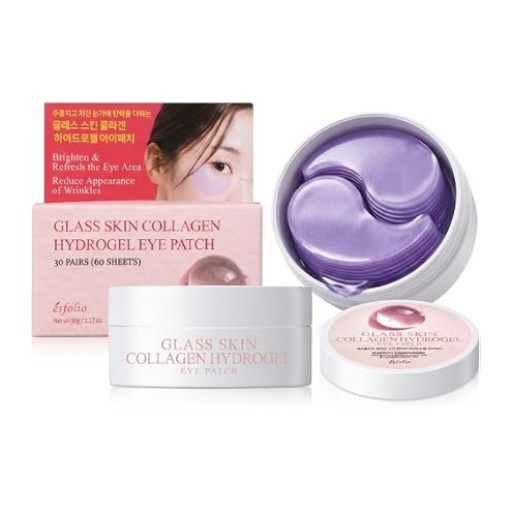 إسفوليو ماسك جل كولاجين للعين Glass Skin – 30 زوج Esfolio Glass Skin Collagen Hydrogel Eye Patch – 30 Pairs