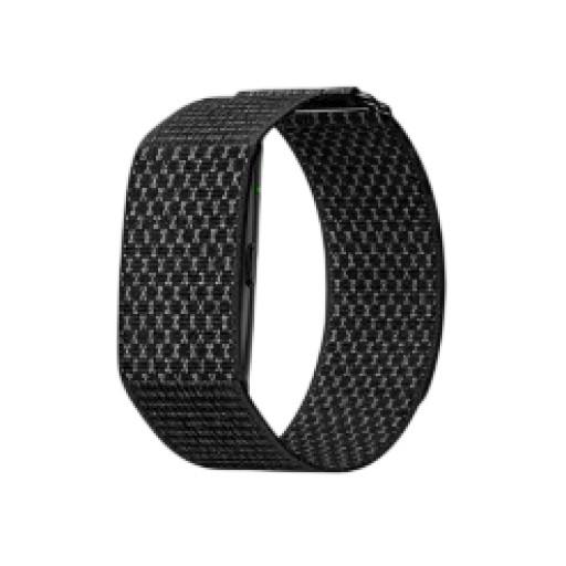 سوار رياضي وصحي احترافي، مصنوع من الفولاذ المقاوم للصدأ وحزام من النايلون. Professional sports and health wristband Stainless Steel+nylon strap