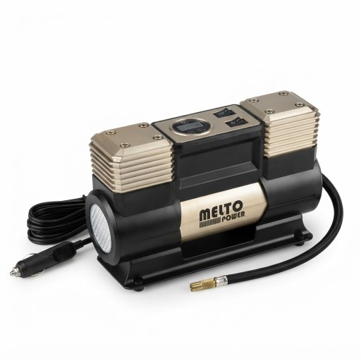 منفاخ اطارات احترافي دبل بستم 12 فولت مع حقيبة tire inflator