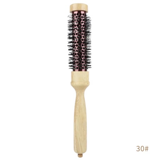 فرشاة شعر حرارية دائرية خشبية – مقاس 30 Professional Wooden Round Hair Brush – 30