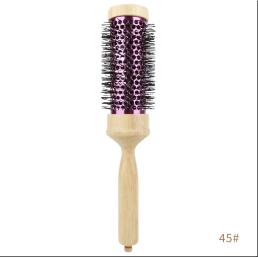 فرشاة شعر حرارية دائرية خشبية – مقاس 45 Professional Wooden Round Hair Brush – 45