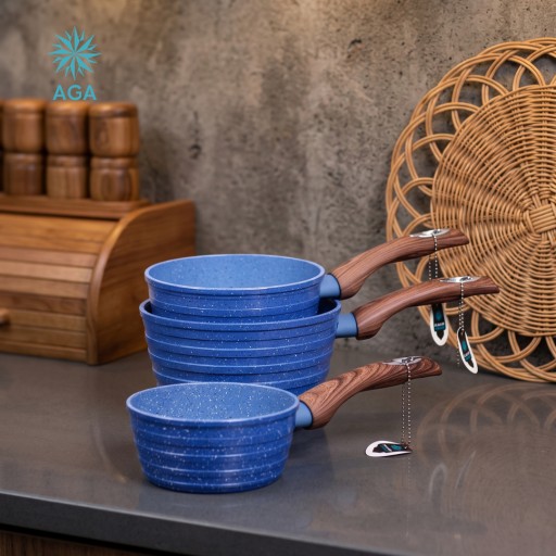 سيت كسرولة كرانيت 3 ق ماركة AGA AGA Casserole Set