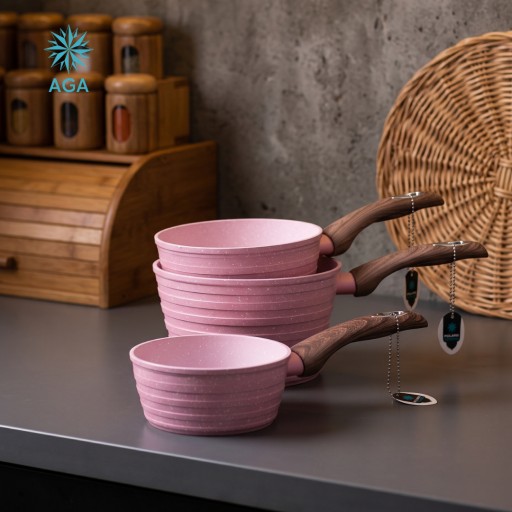 سيت كسرولة كرانيت 3 ق ماركة AGA AGA Casserole Set