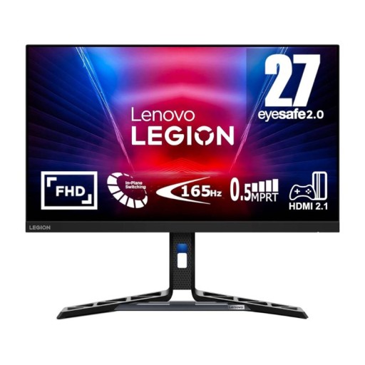شاشة Lenovo Legion R27i-30 قياس 27 بوصة للألعاب – FHD – IPS – 180Hz – 0.5ms – أسود Lenovo Legion R27i-30 27-Inch FHD IPS 180Hz 0.5ms Gaming Monitor – Black