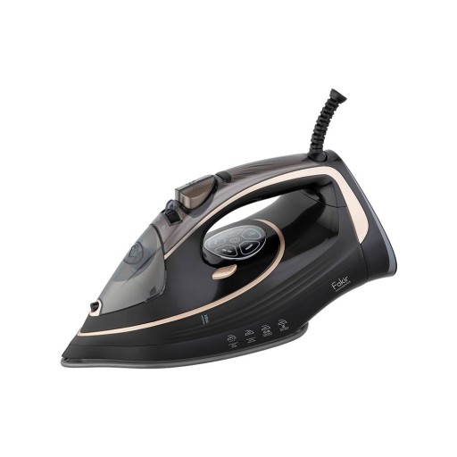 مكواة بخار فاكير هاوسجيرات أصلية - بقدرة 3200 واط - موديل أونيكس - لون أسود Fakir Hausgerate Steam Iron Onyx 3200W -Black