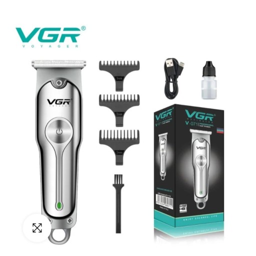 ماكينة تشذيب وتحديد الشعر واللحية الاحترافية من في جي آر (VGR VGR V-071 Professional Cordless Hair & Beard Trimmer