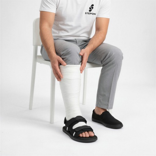 حذاء STEPON V5 للقدم المتورمة والجبائر والجبس STEPON V5 Adjustable Shoes for Swollen Feet & Casts