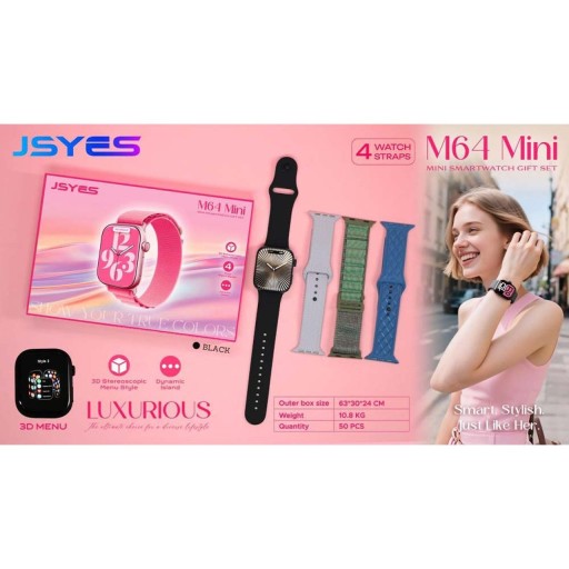 ساعة ذكية JSYES M64 MINI smart watch JSYES M64 MINI