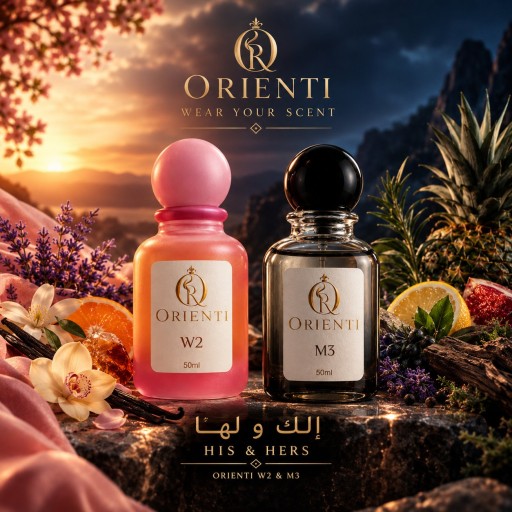 باقة إلك ولها من Orienti – عطر W2 النسائي وعطر M3 الرجالي، تركيبات فاخرة مستوحاة من Libre Intense و K by Dolce & Gabbana Orienti His & Hers Perfume Set – W2 & M3, Inspired by Libre Intense & K by Dolce & Gabbana