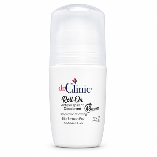 مزيل عرق رول أون دكتور كلينيك 75 مل Dr. Clinic Roll-On Antiperspirant Deodorant 75 ml