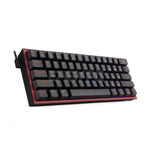 كيبورد ألعاب Redragon K617 FIZZ ميكانيكي RGB بتصميم 60% Redragon K617 FIZZ 60% RGB Mechanical Gaming Keyboard