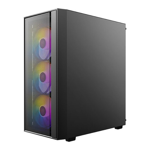 كيس ألعاب Antec AX65 ARGB أسود Mid-Tower مع 4 مراوح ARGB Antec AX65 ARGB Black Mid-Tower Gaming PC Case