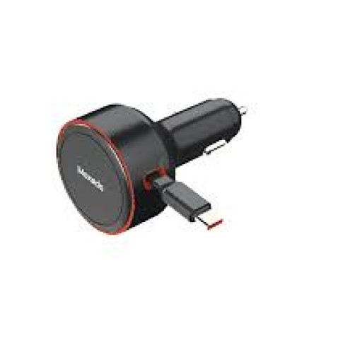 شاحن سيارة موكسيدو 60 واط مع كابل USB-C مدمج – CC029 Moxedo Car Charger 60W in USB-C Cable-CC029