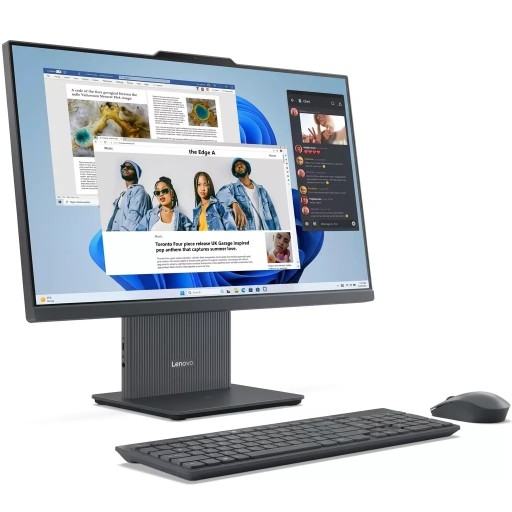 كمبيوتر الكل في واحد لينوفو ايديا سنتر Lenovo IdeaCentre بشاشة 23.8 بوصة بمعالج Core i7-13620H 10 Core ورسومات مدمجة وذاكرة 8 Lenovo IdeaCentre All in One Computer - 23.8 Inch - Core i7-13620H 10 Core - Integrated Graphics - 8GB DDR5 - 512GB SSD NVMe