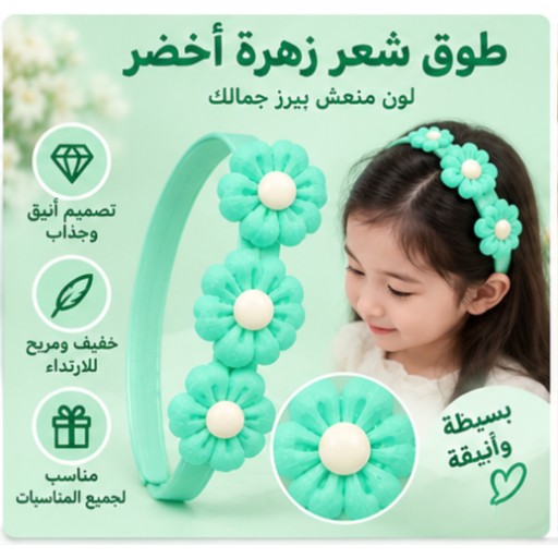 مجموعة 3 مشابك شعر على شكل زهور صغيرة 3-Piece Small Flower Hair Clips