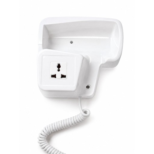 مجفف شعر جداري للحمام او الغرف احترافي Professional wall-mounted hair dryer for bathrooms and bedrooms