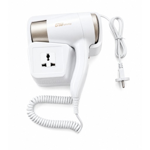 مجفف شعر جداري للحمام او الغرف احترافي Professional wall-mounted hair dryer for bathrooms and bedrooms