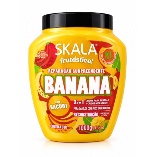 كربم معالج للشعر بخلاصة الموز والفواكهه الاستوائية Banana & Tropical Fruits Hair Repair Cream