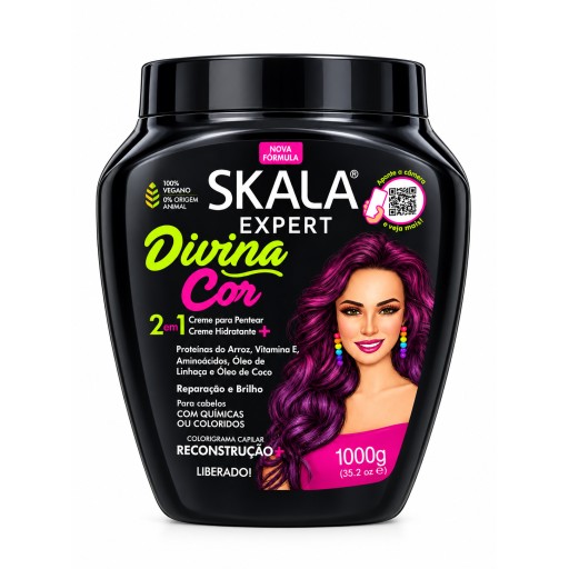 كريم معالج للشعر بجوز الهند وزيت بذور الكتان 1000 غرام Coconut & Flaxseed Hair Treatment Cream – 1000g
