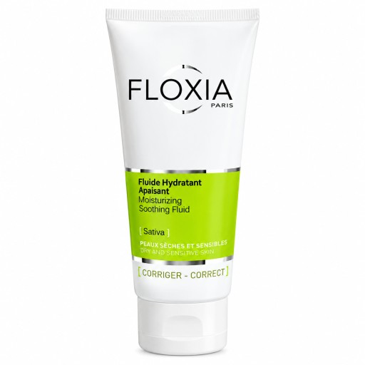 فلوكسيا ساتيفا سائل مرطب ومهدئ للبشرة الجافة والحساسة 125 مل Floxia Sativa Moisturizing Soothing Fluid 125ml