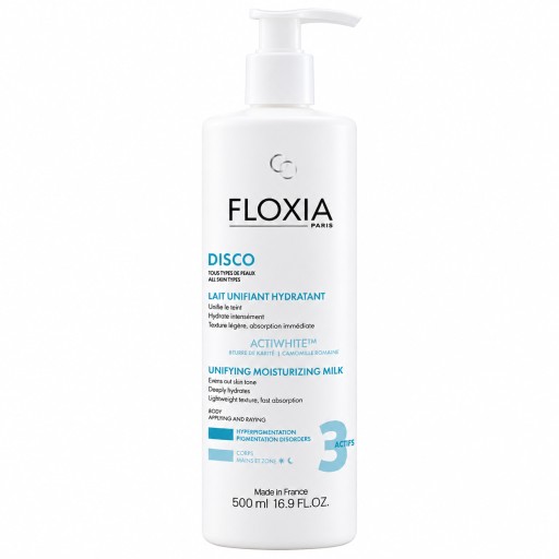 فلوكسيا ديسكو حليب مرطب وموحّد للبشرة 500 مل Floxia Disco Unifying Moisturizing Milk 500ml