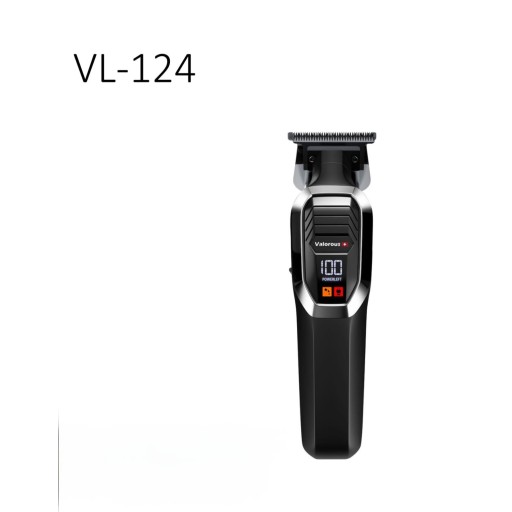 ماكنة حلاقه شحن , شاشة LCD ولروس موديل VL-124 Rechargeable hair clipper, LCD screen, Valorous model VL-124