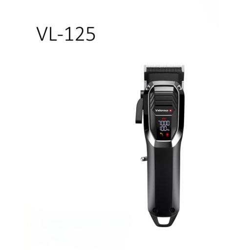 ماكنة حلاقه شحن , شاشة LCD ولروس موديل VL-125 Rechargeable hair clipper, LCD screen, Valorous model VL-125