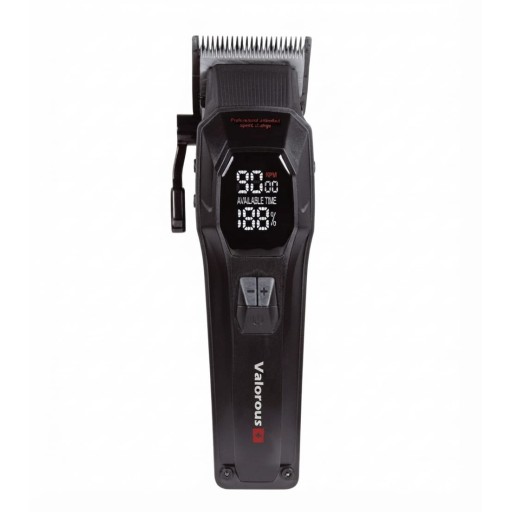 ماكنة حلاقه شحن , شاشة LCD ولروس موديل VL-132 Rechargeable hair clipper, LCD screen, Valorous model VL-132