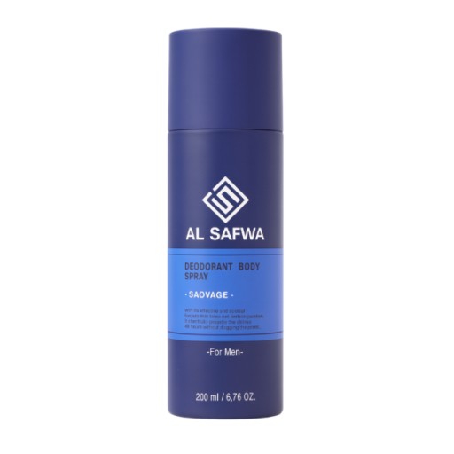 الصفوة معطر جسم سوفاج رجالي 200 مل ALSAFWA Sauvage Men's Body Mist - Spicy Citrus Scent - 200ml