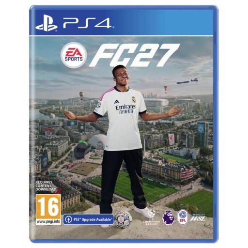 لعبة إي إيه سبورتس إف سي 27 لجهاز بلايستيشن 4 (نسخة القرص مع ترقية مجانية لـ PS5) EA SPORTS FC 27 - PlayStation 4 (Physical Disc Edition with PS5 Upgrade)