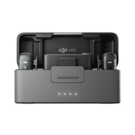 DJI Mic 2 مايك لاسلكي (2TX + 1RX + علبة شحن) DJI Mic 2 (2TX + 1RX + Charging Case)