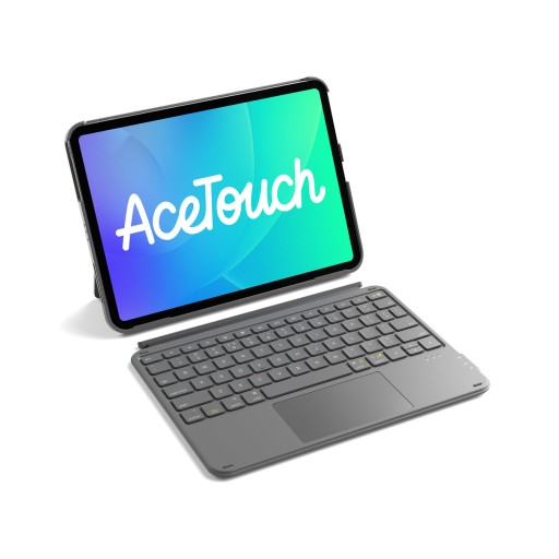 لوحة مفاتيح Inateck فائقة الخفة لجهاز iPad 11 pro Air A16 Inateck Ultralight Keyboard for iPad (A16) 11th/10th Gen 2022 (11/10.9 inch), Air 11" M4 2026/M3/M2, Air5/4th, Pro 11 4/3/2/1