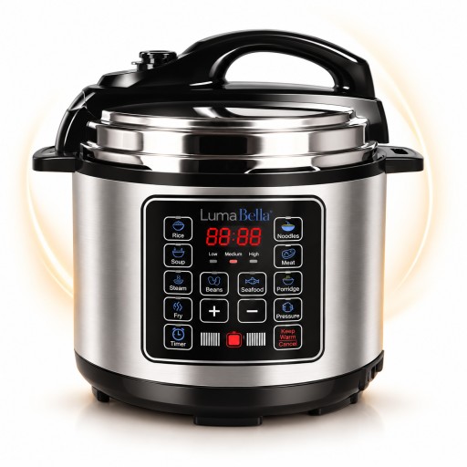 قدر ضغط كهربائي لوما بيلا متعدد الوظائف 5 لتر 900 واط – LB-57025 Luma Bella Multifunction Electric Pressure Cooker 5L 900W – LB-57025