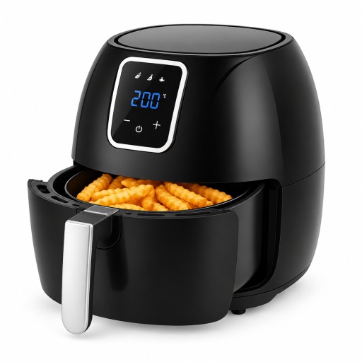 قلاية هوائية سيلفر كلاس 3.5 لتر – 1800 واط – أسود Silver Claas Air Fryer 3.5L – 1800W – Black