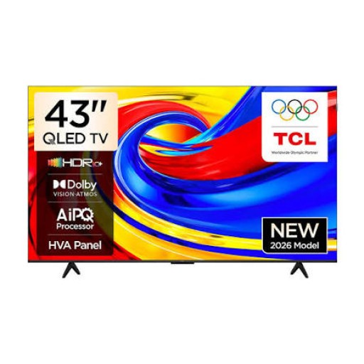 تلفزيون TCL P7L - ذكي 43 بوصة - 4K QLED - Google TV - ONKYO 2.0 TCL P7L QLED TV - 43 inch - 4K - Google TV - ONKYO 2.0
