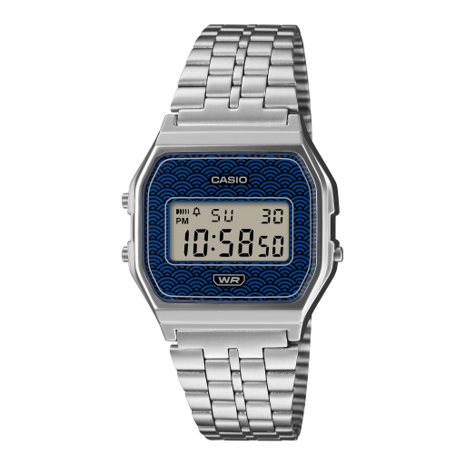 ساعة كاسيو فينتاج A159WEVJ-2 Casio Vintage A159WEVJ-2 Watch (Seigaiha Dial)