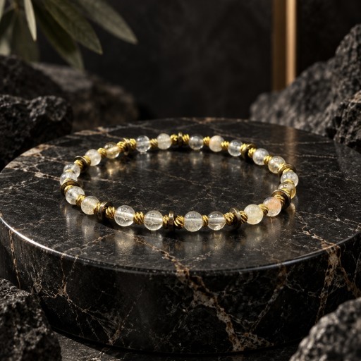 سوار سترين Citrine & Hematite Bracelet