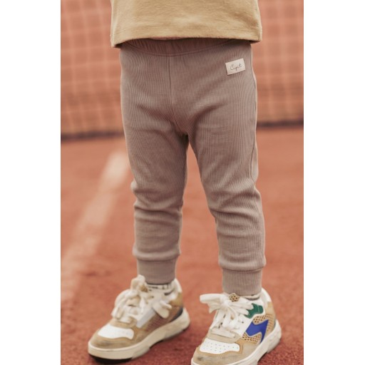بنطال ليقنز للأطفال 1-5 سنوات - بيج Kids Leggings Pants 1-5 Years - Beige