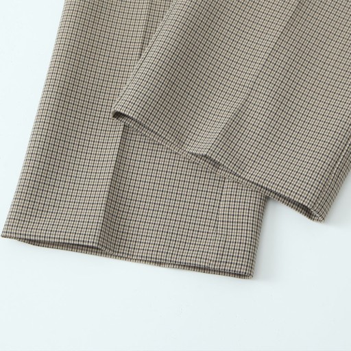 بنطال كلاسيكي بقصة مستقيمة ونقشة الكاروهات Classic Pant
