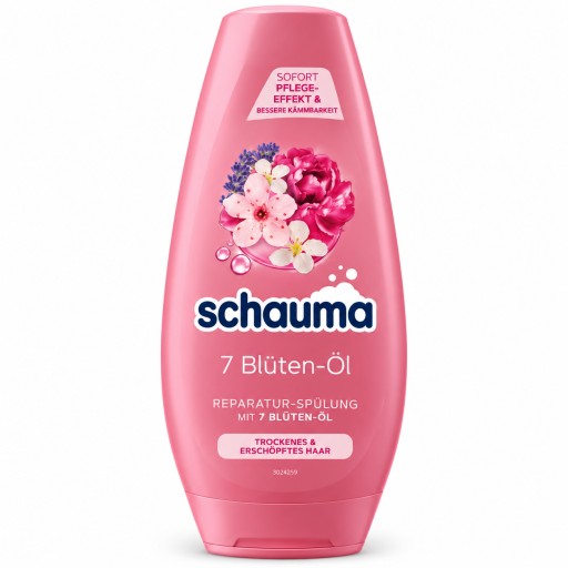 بلسم شاوما بزيوت 7 أزهار لإصلاح الشعر الجاف والمتعب Schauma 7 Blüten-Öl Reparatur-Spülung
