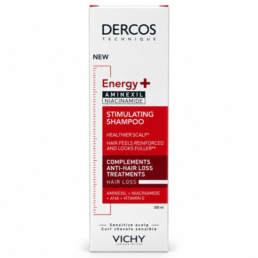 شامبو فيشي ديركوس إنرجي بلس المنشّط للشعر المعرض للتساقط Vichy Dercos Technique Energy+ Stimulating Shampoo