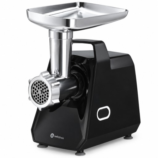 مفرمة لحم كهربائية سويتش أون 400 واط مع ملحق تصفية الطماطم Switch On Electric Meat Mincer 400W with Tomato Strainer