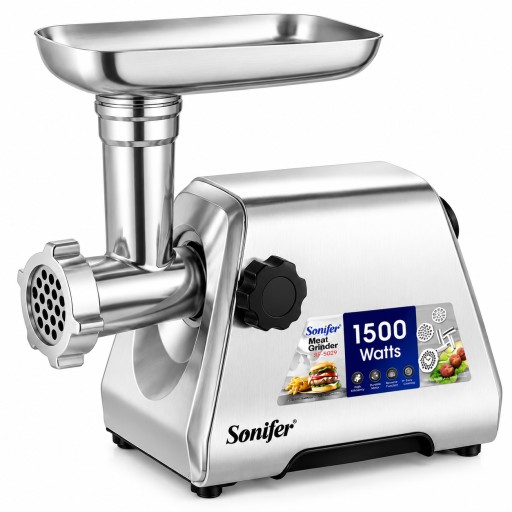 مثرامة لحم سونيفر Sonifer SF-5029 – 1500 واط – 3 أقراص فرم Sonifer SF-5029 Meat Grinder – 1500 Watts – 3 Grinding Discs