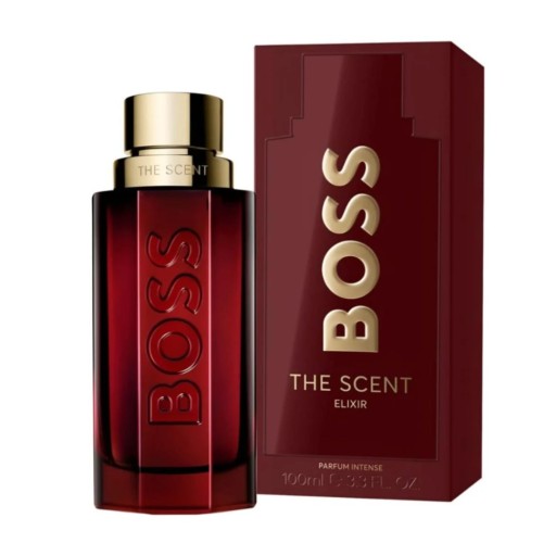 عطر هوغو بوس ذا سنت اليكسير الرجالي بارفيوم انتنس 100مل Hugo Boss The Scent Elixir Men's Perfume Intense 100ml