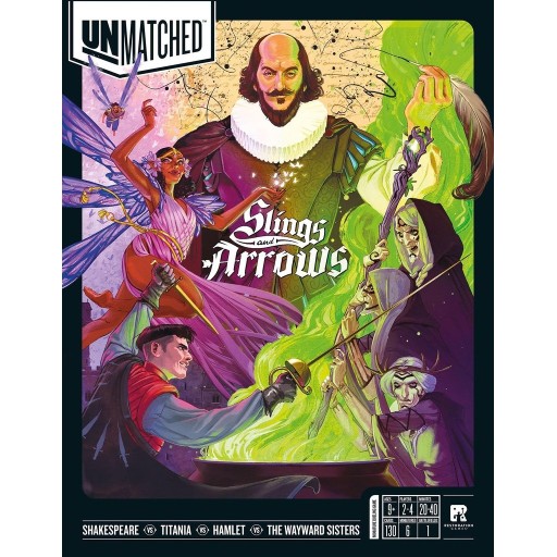 انماتشد قتال الاساطير شيكسبير Unmatched Baytle of Legends: Slings and Arrows