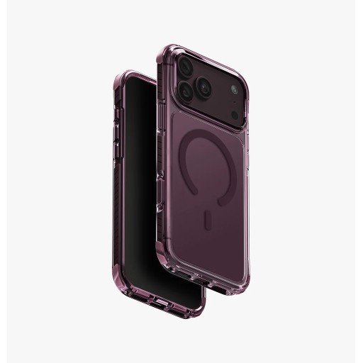 غطاء خلفي UNIQ Combat لهاتف iPhone 18 Pro Max - لون عنابي UNIQ Back Cover Combat IP 18 Pro Max-Burgundy