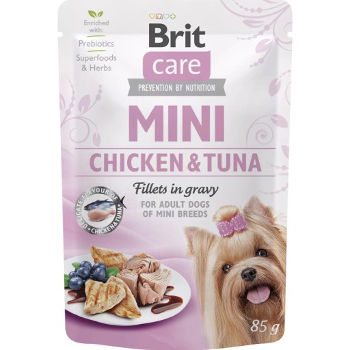 Brit دجاج وتونة Brit Mini Chicken & Tuna