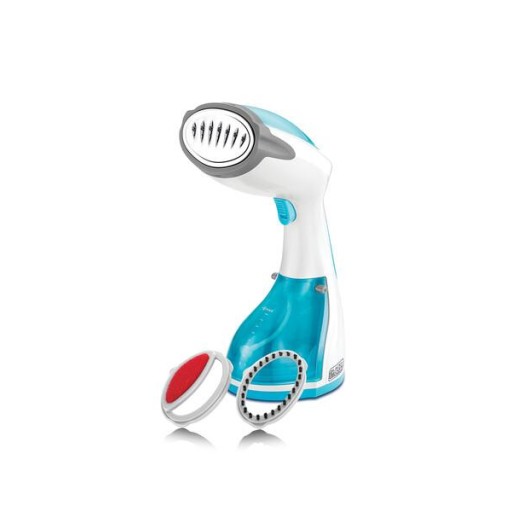 مكواة بخار يدوية من بلاك+ديكر HST1200-B5 قوة 1200واط باللون الابيض والازرق Black&Decker HST1200-B5 HANDY GARMENT STEAMER 1200W white/blue