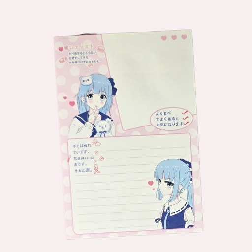 باد ورق انمي Anime Paper Pad